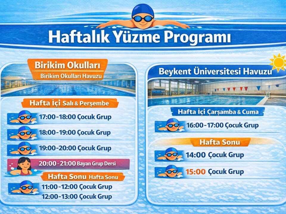 beylikdüzü yüzme havuzu çalışma saatleri