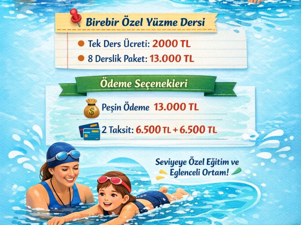beylildüzü çocuk ve yetişkin özel yizme dersi